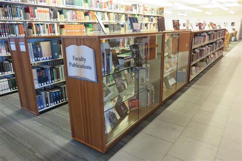 New Library Display Highlights Faculty Publications - Leatherby Libraries