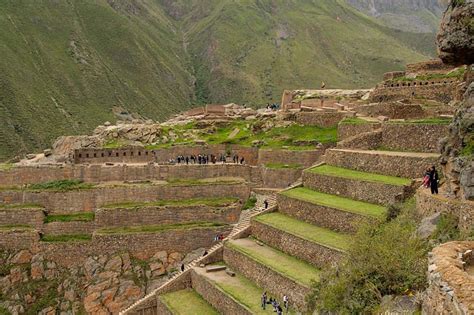 The archaeological site of Ollantaytambo in the Sacred Valley