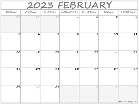 February 2023 calendar | free printable calendars