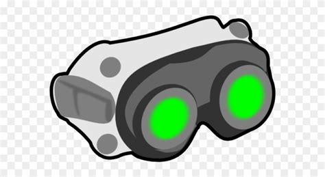 Goggles Clipart Night Vision - Night Vision Goggles Cartoon - Png Download (#681028) - PinClipart