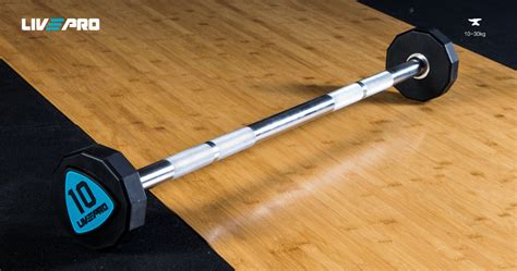 12-SIDED URETHANE BARBELLS LP8012 - LIVEPRO FITNESS