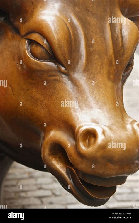 Wall Street bronze bull bronze Stock Photo - Alamy