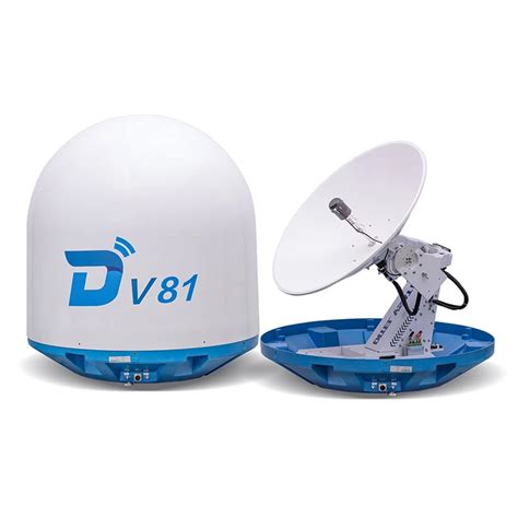 Ditel V81 Vsat Ku Band 83cm Internet Ship Automatic Outdoor Wireless Marine Satellite Dish ...