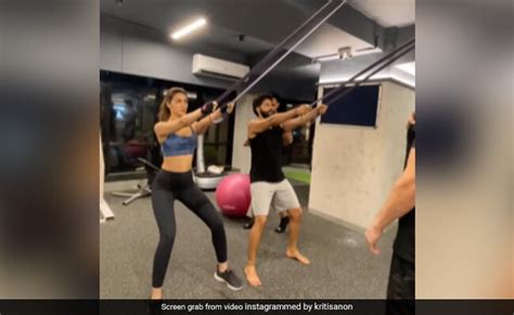 Kriti Sanon And Bhediya Co-Star Varun Dhawan Are Now Workout Buddies