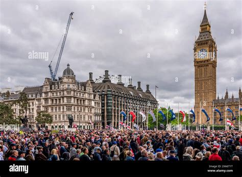 Crowds Gather In Parliament Square To Hear Speeches By Political ...