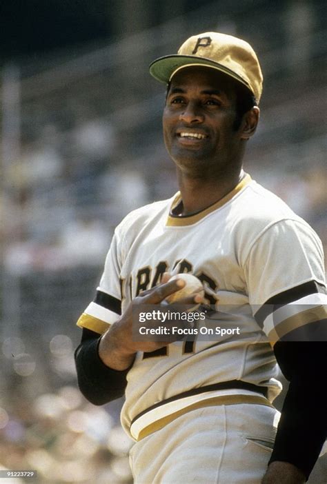 CIRCA 1970's: Outfielder Roberto Clemente Pittsburgh Pirates warms up ...