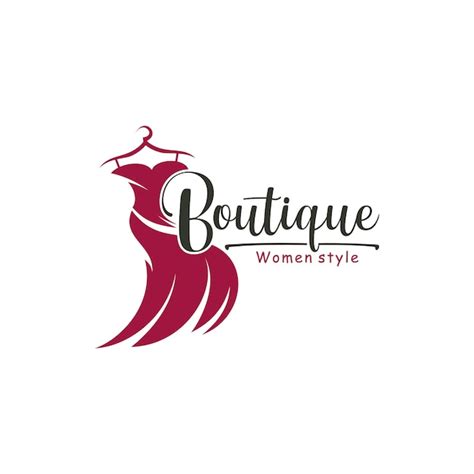 Premium Vector | Fashion boutique vector logo illustration