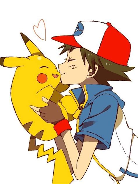 Ash and pikachu!