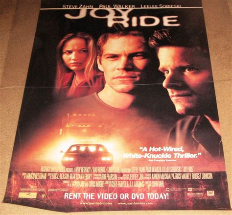 Joy Ride Movie Poster 27x40 (2001) Used Paul Walker, John Maynard, Mar – Mason City Poster Company