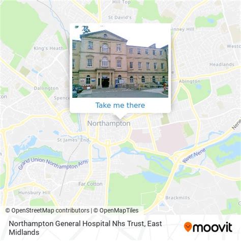 How to get to Northampton General Hospital Nhs Trust by bus or train?