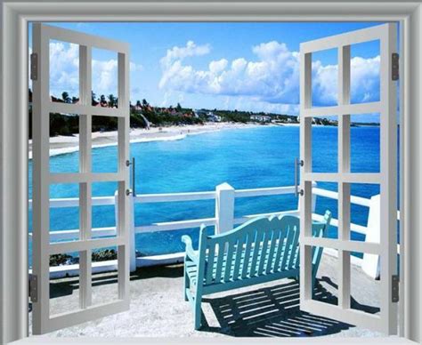 20 Stunning Beach Window Views - Beach Bliss Living | Modern window ...