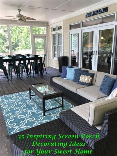 36 Inspiring Screen Porch Decorating Ideas for Your Sweet Home 44 - HomeGrs | Small patio ...