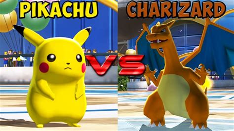 Pokemon battle revolution - Pikachu vs Charizard - YouTube