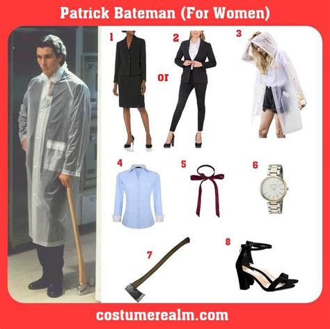 Patrick Bateman Costume For Women - Costume Realm