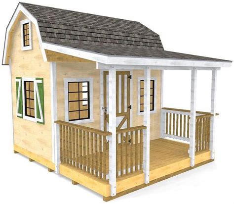 16x20 Barn Shed Plan #storageshed | Diy shed plans, Barns sheds, Small shed plans