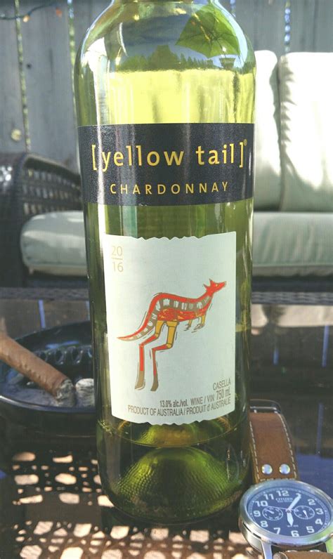 Yellow Tail Chardonnay Australia 13 % alcohol $ 13 Yellow color with ...