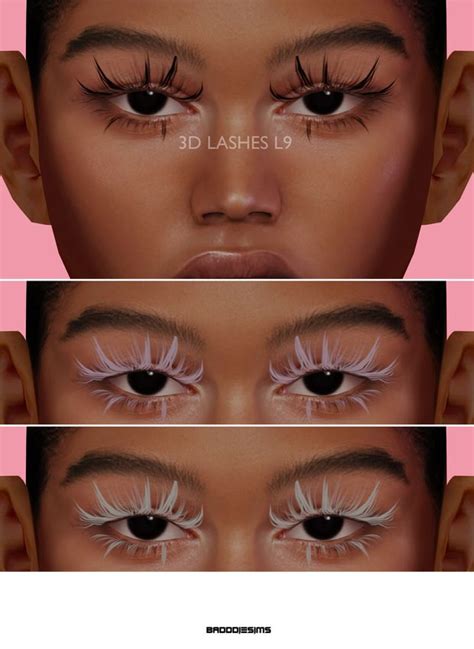 3D LASHES L9 | Patreon | Sims, Sims 4, Sims 4 cc eyes