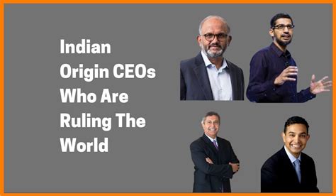 Indian Origin CEOs Who Are Ruling The World | Top Indian CEOs