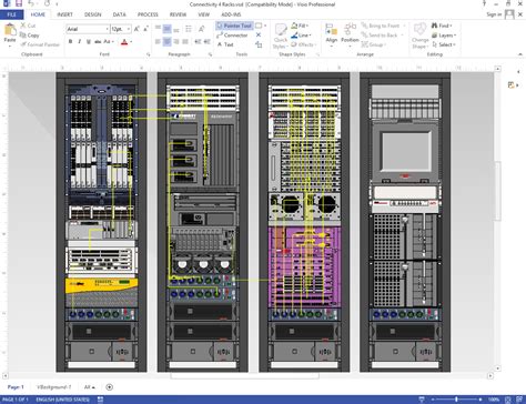 Rack Mount Patch Panel Visio Stencils