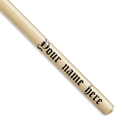 Signature - Monogram Personalized Custom Drumsticks | Personalized drumsticks, Custom drumsticks ...