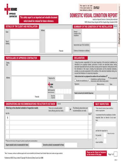 Electrical Inspection Report Template 2020-2021 - Fill and Sign Printable Template Online | US ...