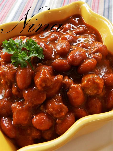 NINA'S RECIPES.....: CHILI CON CARNE WITH BEANS