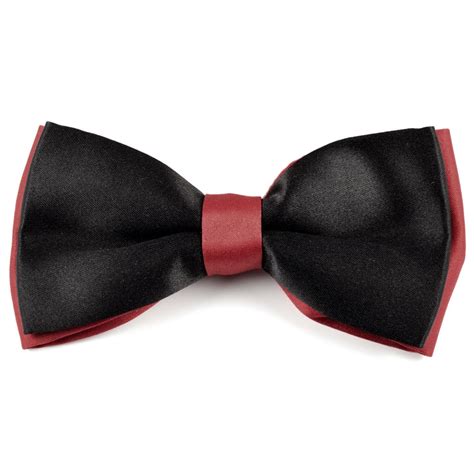 Red / Black Two-tone Bow Tie | In stock! | Tailor Toki | Bows, Tie, Red