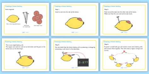 How To Make A Lemon Battery (Teacher-Made)