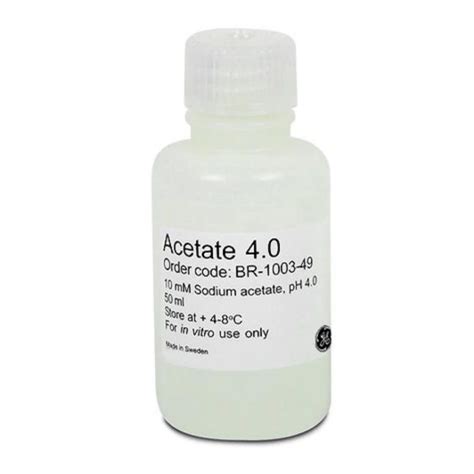 Buffer solution reagent - Acetate 4.0 - GE Healthcare Life Sciences - for molecular biology ...