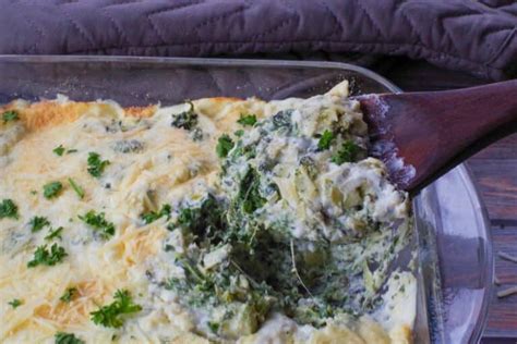 Spinach Artichoke Casserole Recipe - Food Meanderings