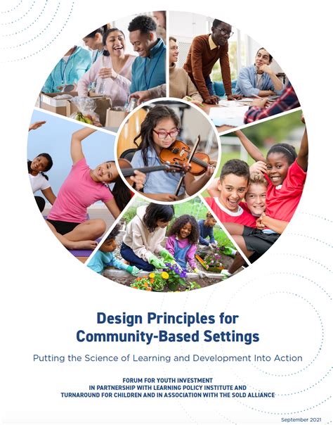 Design Principles for Community-Based Settings | by The Forum for Youth Investment | Changing ...