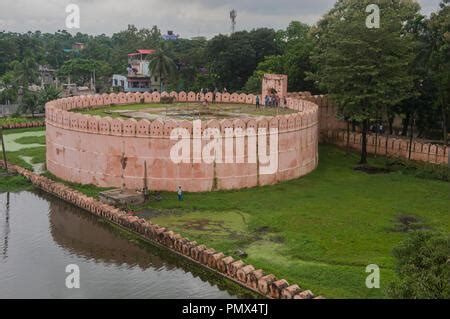 Munshiganj, Bangladesh - September 19, 2015: The historical Idrakpur Fort is situated in ...