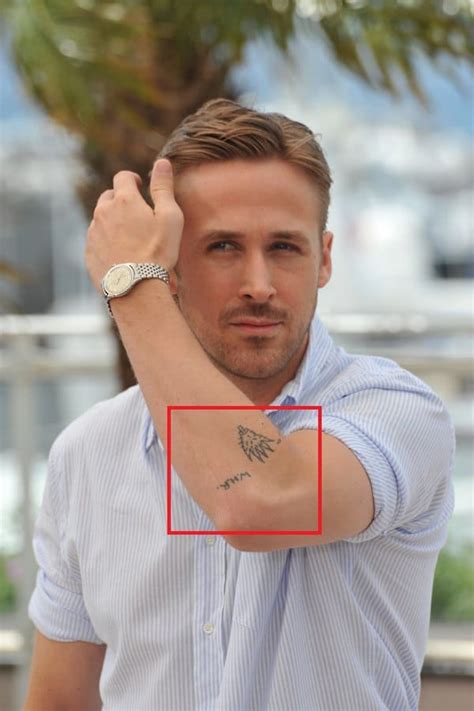 A Guide To 5 Ryan Gosling Tattoos and What They Mean