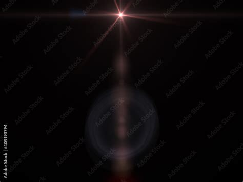 Anamorphic lens flare Stock Illustration | Adobe Stock