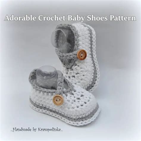 Adorable Crochet Baby Shoes Pattern - The Homestead Survival