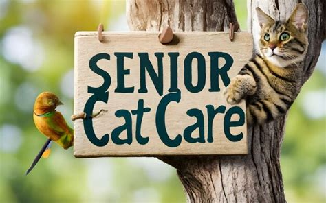 Premium AI Image | Senior cat care