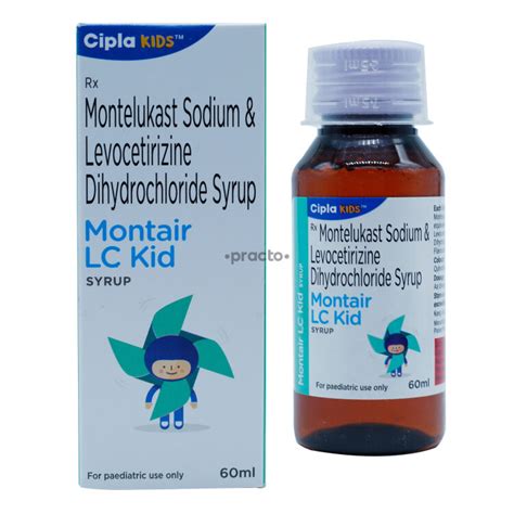 Montair LC (2.5/4 mg) Syrup - Uses, Dosage, Side Effects, Price, Composition | Practo