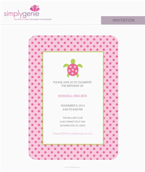 Sea Turtle Birthday Invitations | BirthdayBuzz