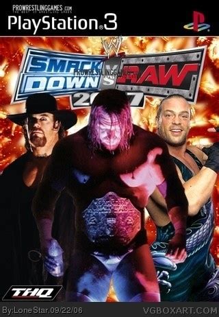 WWE SmackDown! vs. RAW 2007 PlayStation 3 Box Art Cover by LoneStar