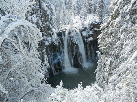 Burney Falls Winter | Burney falls, California winter, Places to go