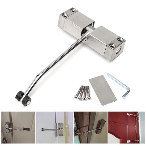 Stainless Steel Adjustable Surface Mounted Automatic Spring Closing Door Closer | Alex NLD