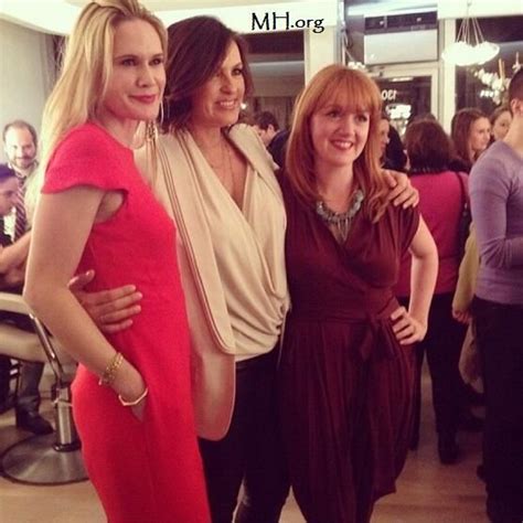 mariska hargitay, stephanie march, rebecca perkins at the rouge launch ...