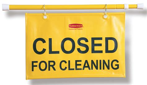 "Closed for Cleaning" Door Sign - Global Sanitation Solutions