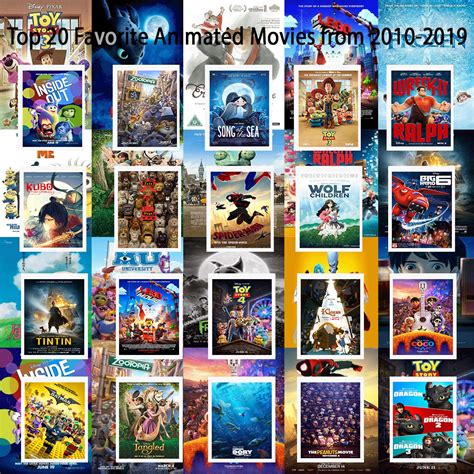 My Top 20 Favorite Animated Movies of the 2010s by Ezmanify on DeviantArt