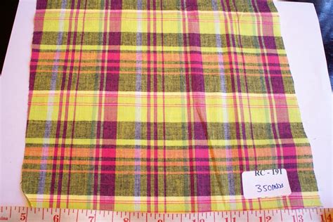 Madras plaid, madras fabric, preppy plaid or Madras - MADRAS FABRIC