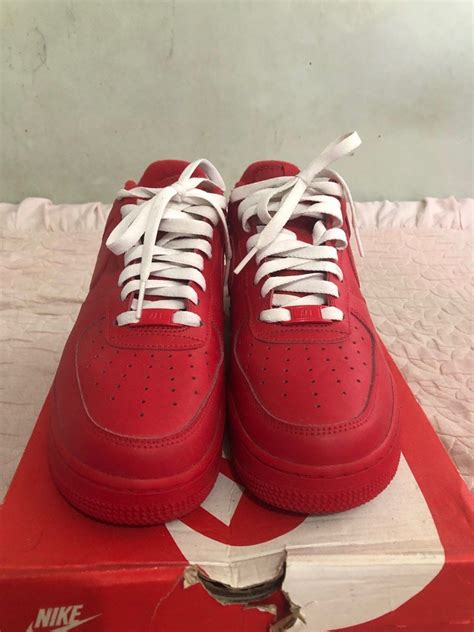 Air force 1 triple red, Men's Fashion, Footwear, Sneakers on Carousell