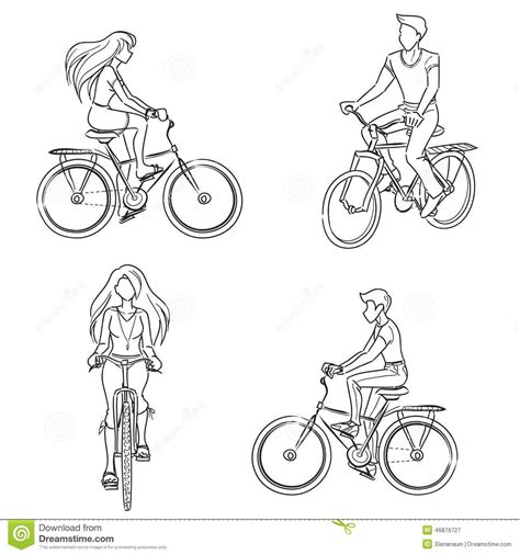 How to Draw a Bike With a Person on It - Santana Spoess