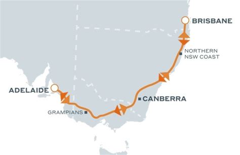 Great Southern Train Route Map