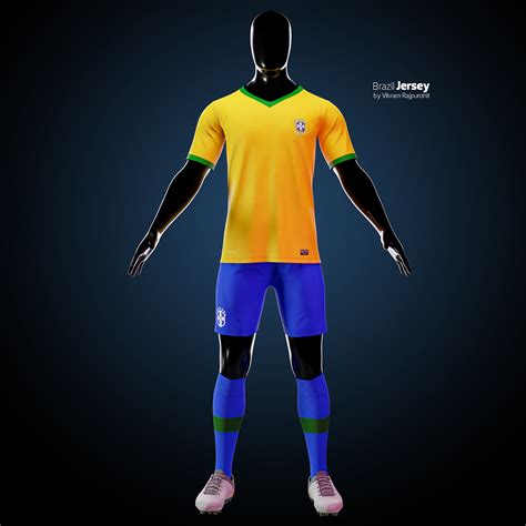 Soccer Jersey Brazil on Behance