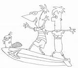 Free Printable Phineas And Ferb Coloring Pages For Kids sketch template